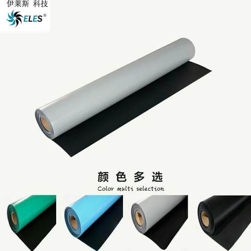 工厂直销防静电垫绿色2m台m厚磨耐耐撕ES14101裂抗静电橡胶垫可分