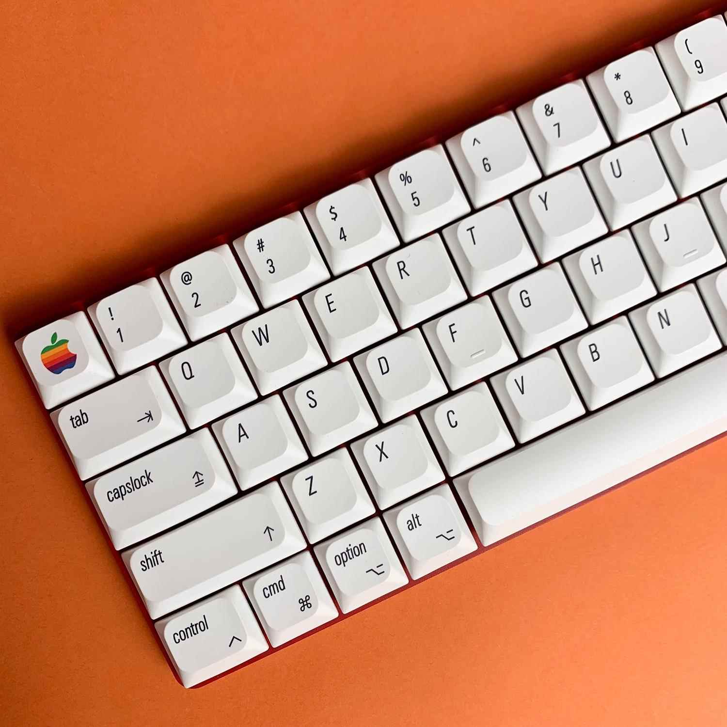 DNDKB超薄矮轴键帽JWA高度极简苹果风PBT热升华K3 nuphy 贱驴渴创