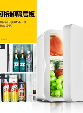 季车载小型迷你冰箱L,6L车家两用1单8门式895冷藏保鲜车载夏电冰