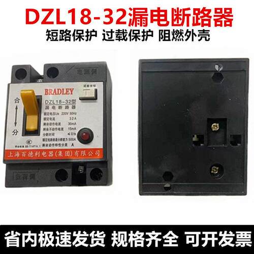 DZL18漏电保护器漏电开关总开关漏电断路器电缆盘小电箱插板漏保