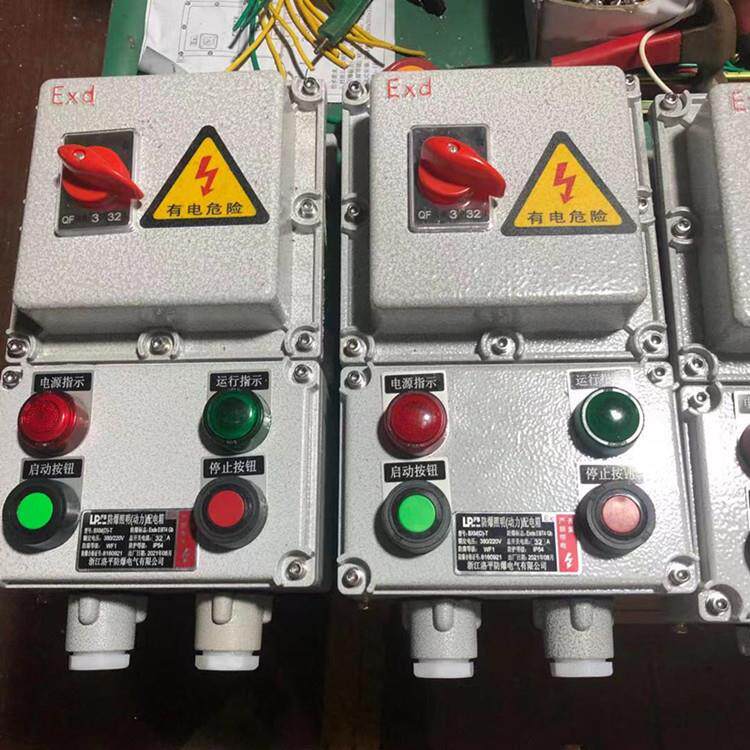 BLK52防爆断路器10A16A20A32a40A60A漏电3P 220V380V防爆开关2p4P