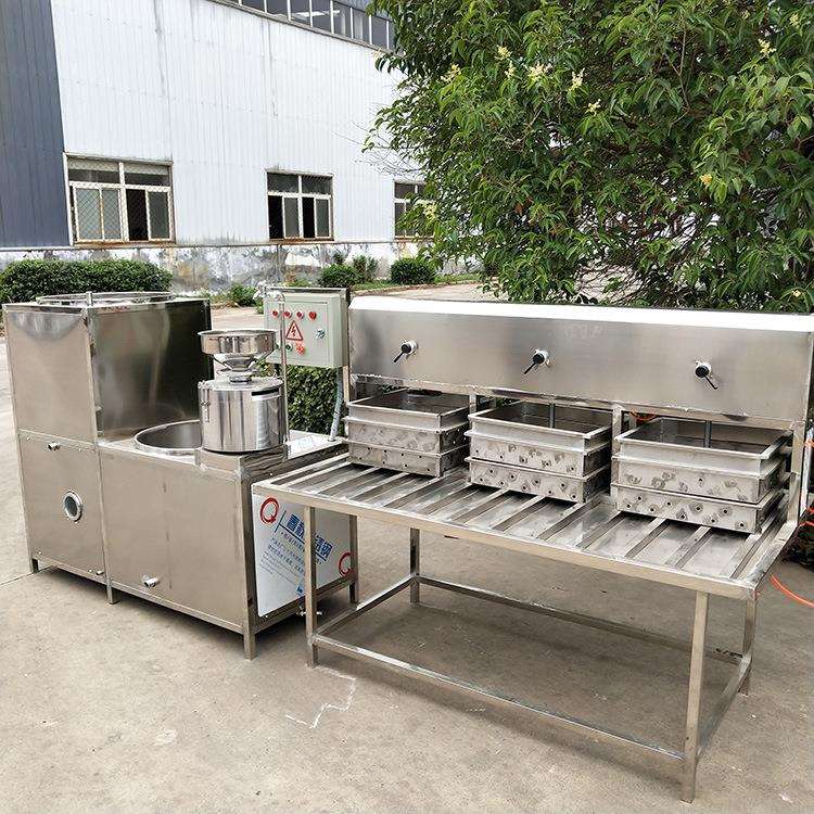 豆腐机供应商磨豆腐机器制造厂家 浆渣分离豆制品机械