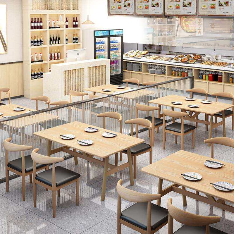 餐桌小户型家用饭桌简约出租屋餐桌椅休闲餐厅桌椅组合长方形桌子