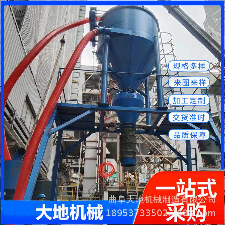 电厂炉灰自动吸灰机圆筒库粉煤灰气力输送机石灰矿粉负压吸灰机