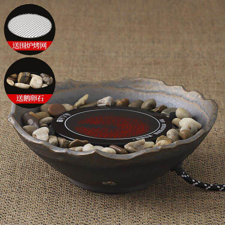 电陶炉煮茶器家用烧水壶套装玻璃煮茶壶小型煮茶炉围炉煮茶室内