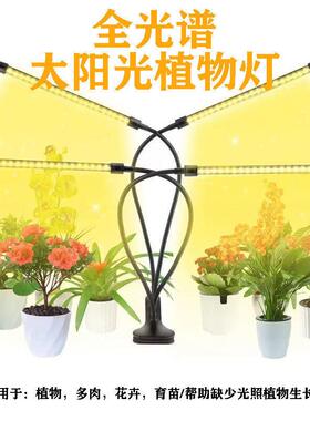 led全光谱仿太阳光植物补光灯多肉上色防徒蔬菜花卉绿植室内灯光