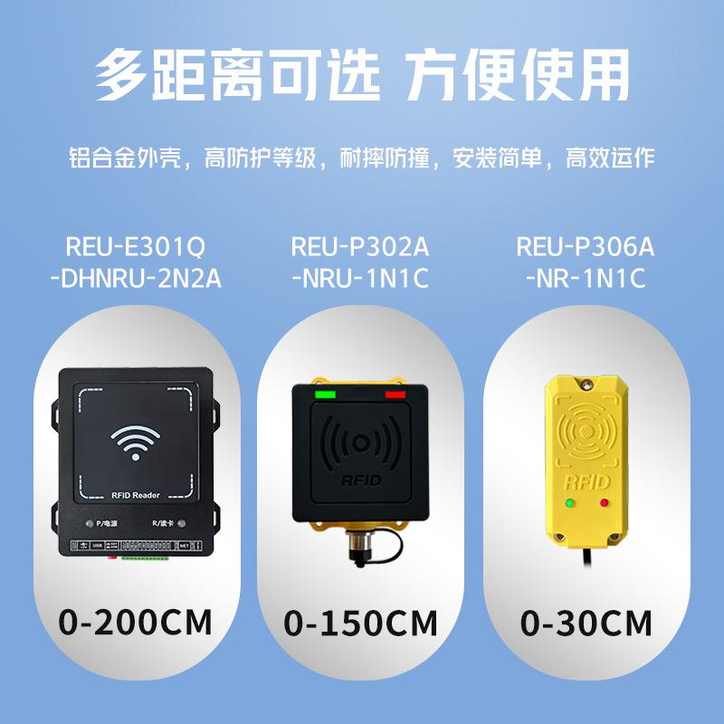 RFID读写器超高频modbus工位电子标签近距离读卡器工位应用场景图