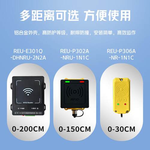 RFID读写器超高频modbus工位电子标签近距离读卡器工位应用场景图