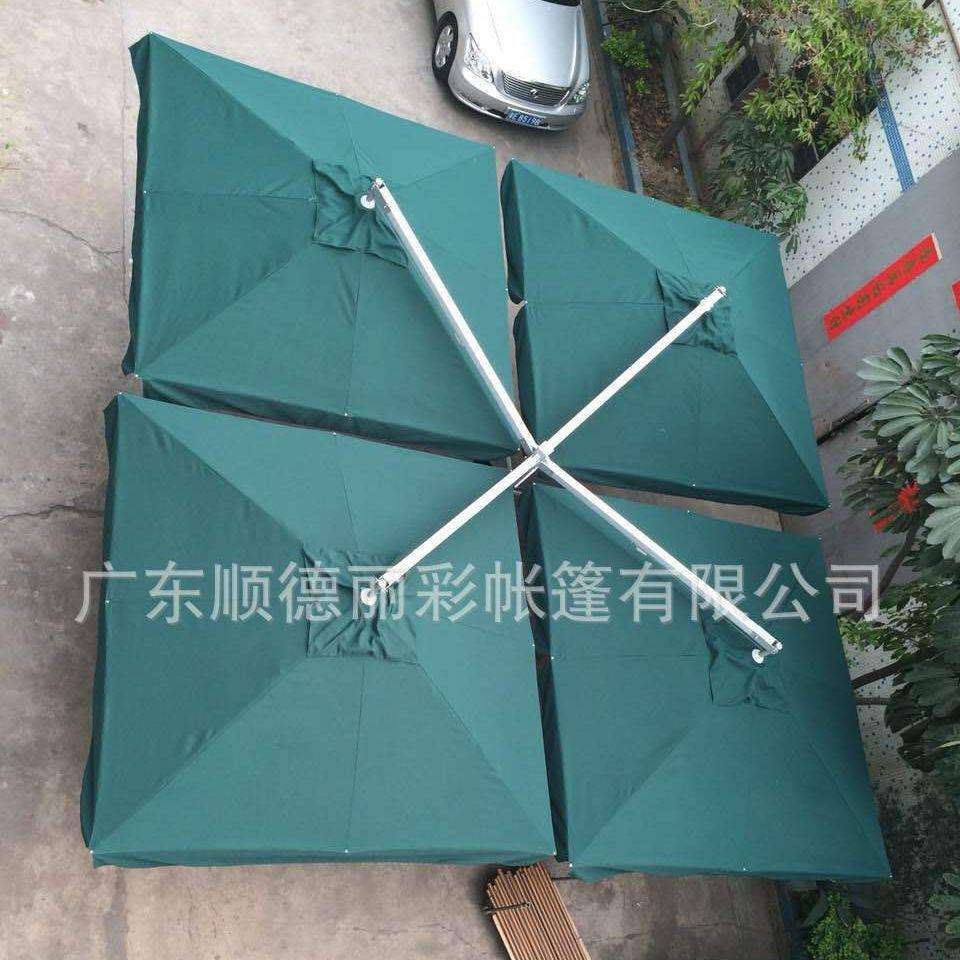 户外遮阳伞庭院伞吊伞 双头罗马伞 加大多头多功能吊伞侧边伞