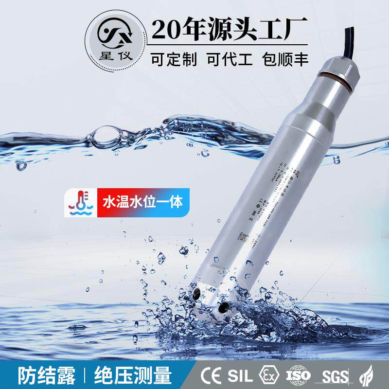 星仪CYW19绝压型投入式液位变送器RS485高精度防结露传感器水位计
