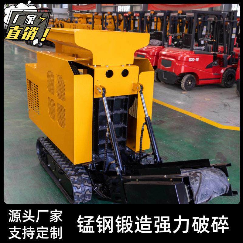 小型碎石机 移动石头破碎机 建筑垃圾混凝土砖块鹅卵石粉碎机