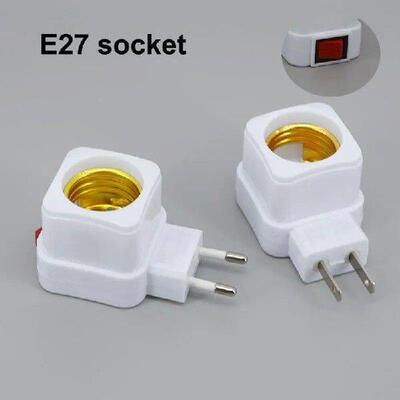 EU US AU plug 110v 220v square AC power E27 LED Light Lamp