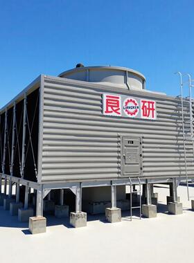 厂家供应25吨方形侧出风冷却水塔玻璃钢冷却塔横流方塔