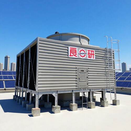 厂家供应25吨方形侧出风冷却水塔玻璃钢冷却塔横流方塔