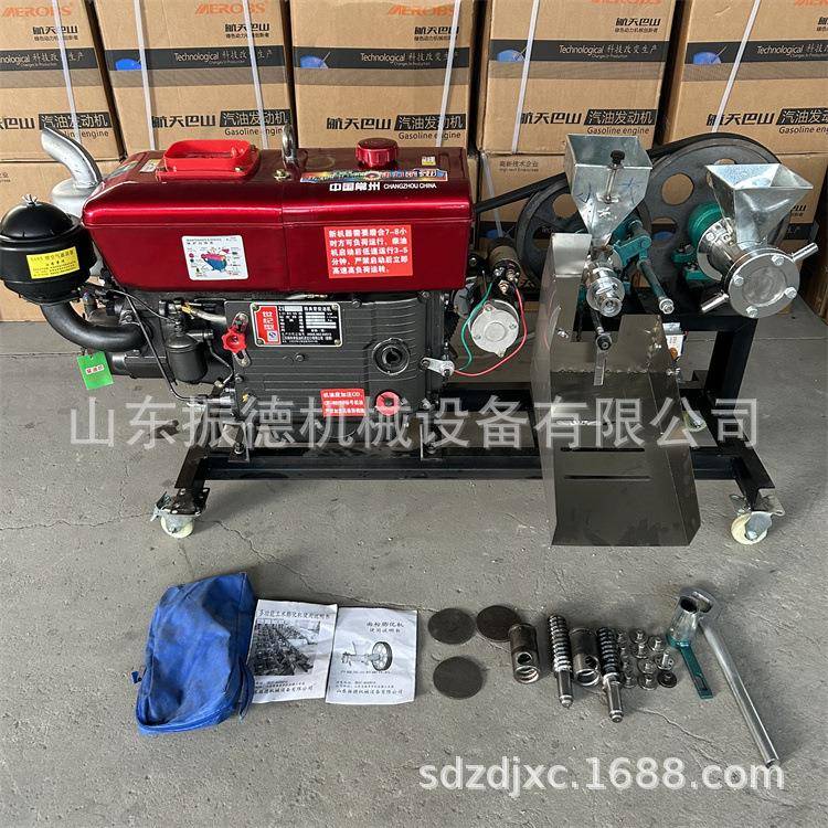 柴油组合杂粮面粉膨化机四缸静音杂粮膨化机汽油杂粮膨化机厂家