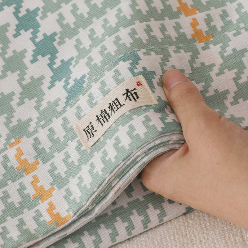 Z655夏季加厚老粗布床单单件棉麻学生宿舍单人1.2被单三件套双人,床上用品,床单,淘宝优惠券,粉丝福利购,淘宝优惠卷