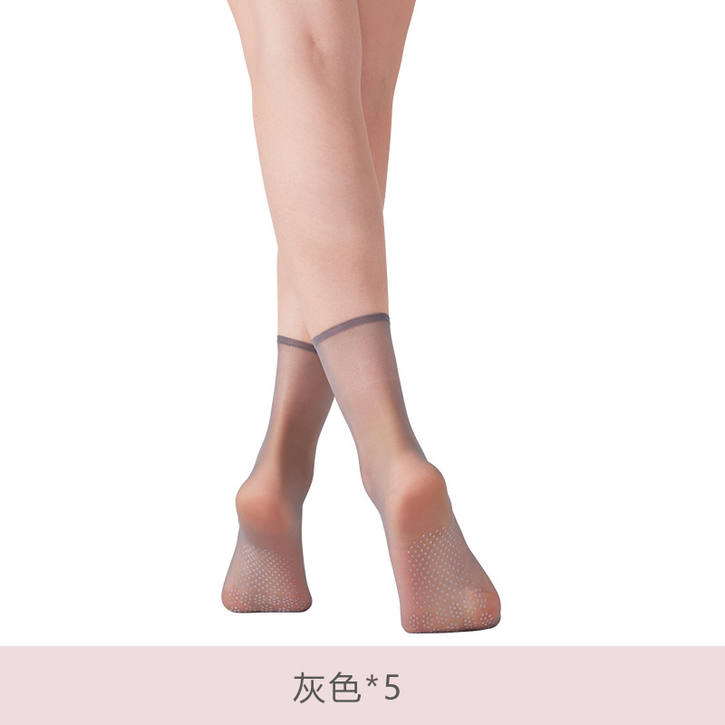 硅胶防滑防滑丝袜脚尖肉色船袜