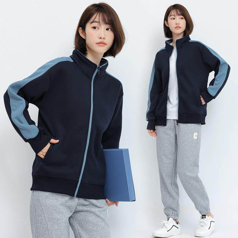 幼儿园教师园服春秋季休闲 运动套装幼师工作服定制老师棒球服外