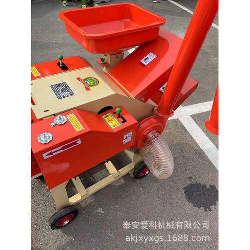 卧式铡草粉碎机玉米粉碎机鲜玉米秸秆牧草铡草机揉丝机电柴两用