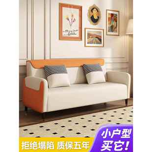 技术布沙发小公寓斯堪的纳维亚客厅双人二或三人出租的房子出租公