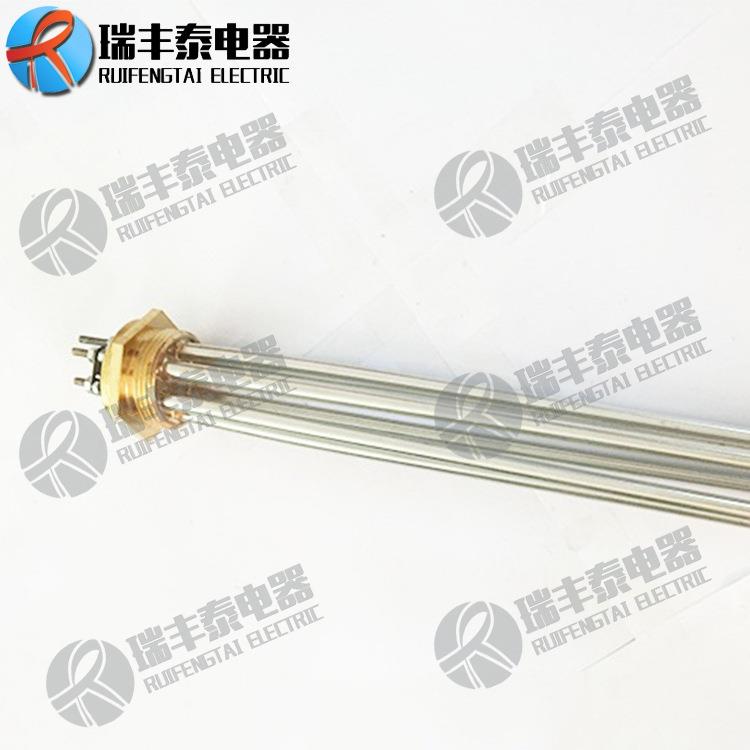 工厂供应不锈钢防酸碱法兰电热管 水烧法兰加热管水箱油罐发热器