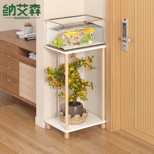 鱼缸架子室内双层专用鱼缸底座承重架客厅花架家用多层落地置物架