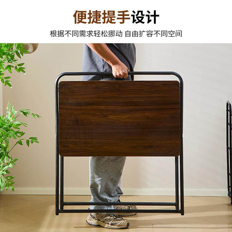 可折叠书桌学生家用写字桌简易多用办公桌电脑桌宿舍免安装小桌子