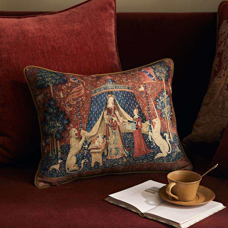 偏爱集 欧式复古抱枕靠垫沙发床头新中式中国风英伦美式靠g^