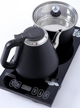 全自动底部上水电泡茶炉电热烧水壶主机茶台桌嵌入式明杰灶煮茶艺
