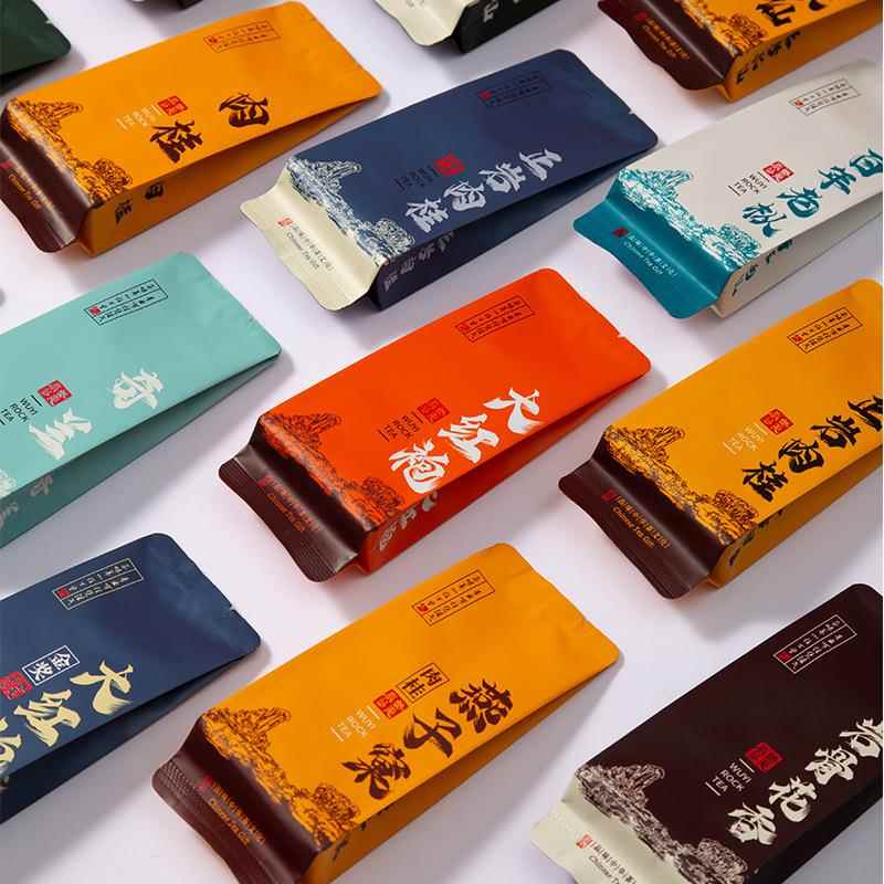 奇兰水仙红茶茶叶包装袋小泡袋岩茶彩印大红袍肉桂小内袋子长泡袋