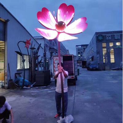 异型文旅花瓣灯园林景观灯亮化彩灯景区节日观赏灯公园景区广场灯