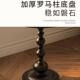 复古小圆桌高级北欧风设计感客厅小茶几铁艺床头阳台床头柜边几