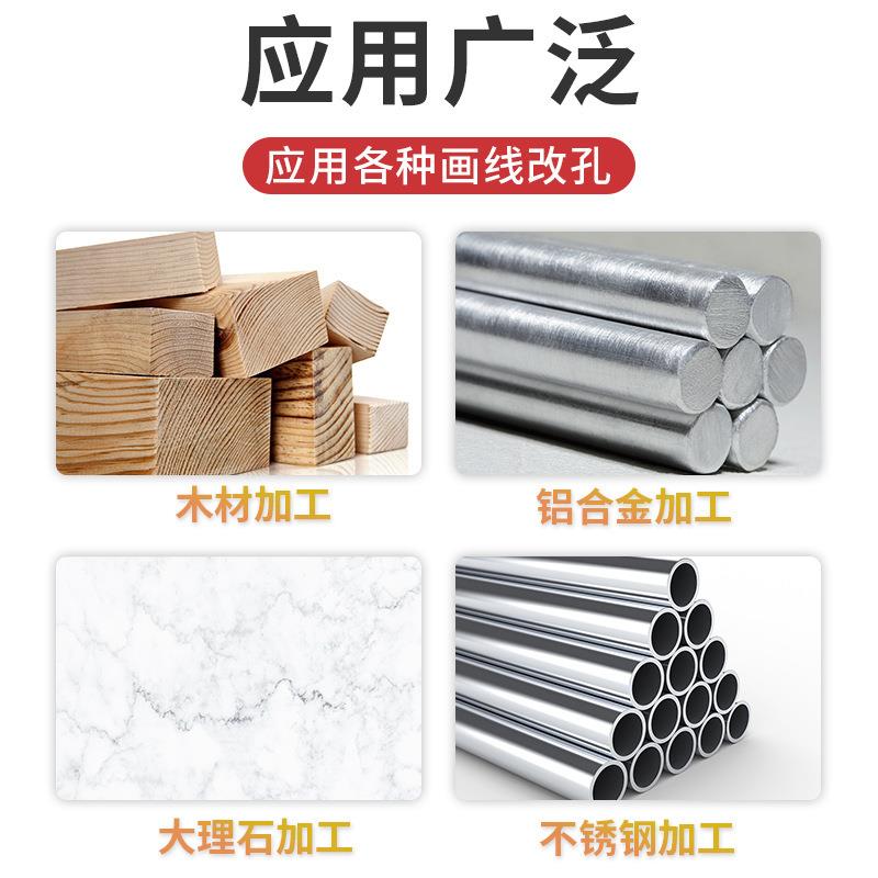 木途T型无品牌/划线规多用角尺度铝合金45工90度尺 便携式导向尺