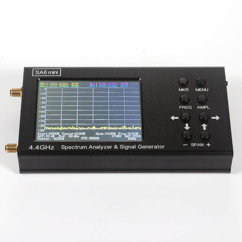 SA6 Mini便携式频谱分析仪器Wi-Fi CDMA实验室35-4400Mhz信号测试
