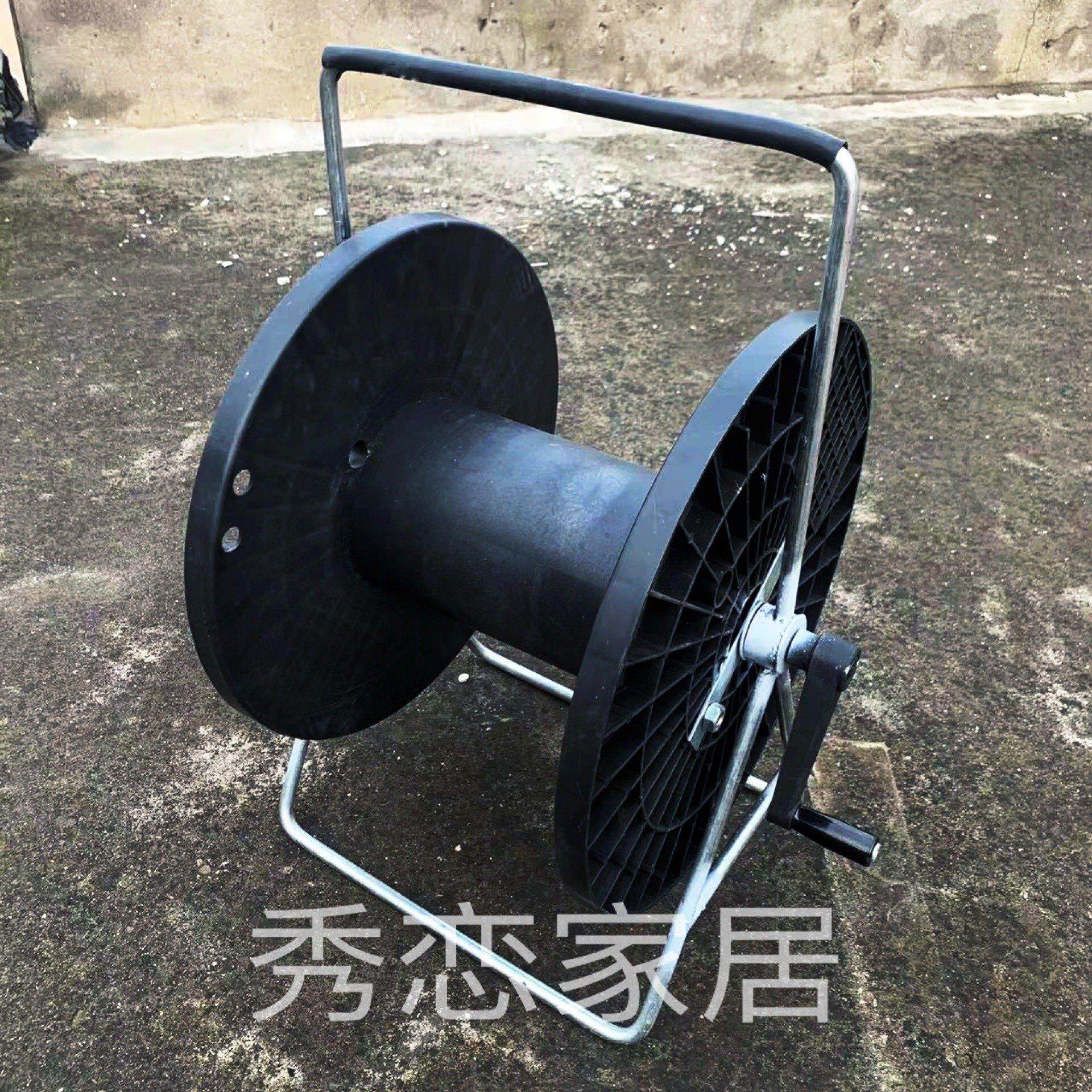 钢丝绳放线器收线器绕线盘铁丝收绳子卷钢丝收线盘缠线器手摇卷绳