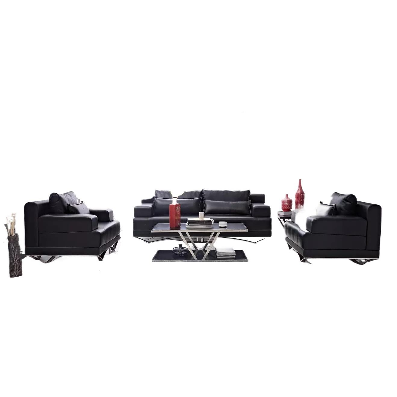 办公沙发商接MEKIA-SF待室务会区简约代现三人位办客公室沙发