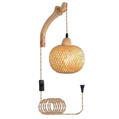 室内FBA改款定制充电RGB灯泡5200毫安沃尔玛竹编