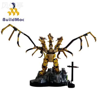 MOC-86791哥斯拉Godzilla王者基多拉儿童益智拼搭玩具积木模型
