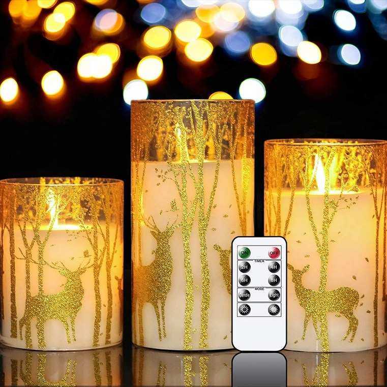 家居装饰led外贸麋鹿贴纸蜡烛电子摆件蜡烛塑料新款灯罩灯,节庆用品/礼品,蜡烛,淘宝优惠券,粉丝福利购,淘宝优惠卷