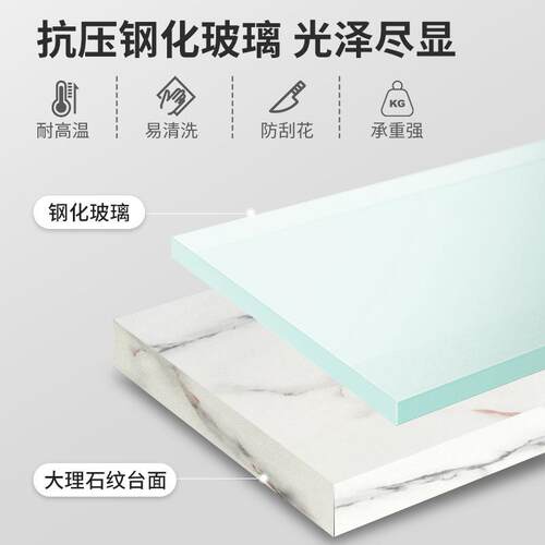 客厅家用茶几钢化玻璃茶桌极简茶台现代简约小户型出租屋小茶几