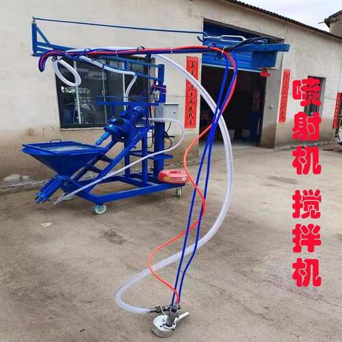 温厂家GRC射机 玻璃纤喷Y90维纱喷射机搅拌机高特式压螺杆喷浆机