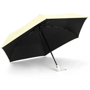 日式超轻自动伞折叠简约便携全自动伞黑胶晴雨两用遮阳防晒太阳伞