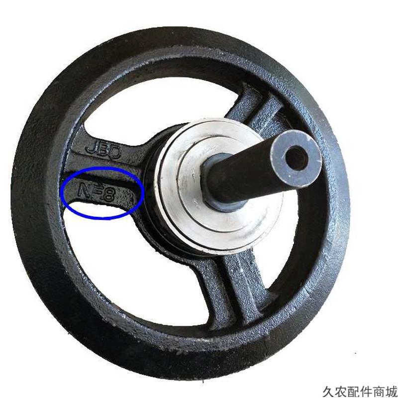 农用机械农夫导向轮拖拉机旋耕机散三角形履带式打田涨紧轮总成