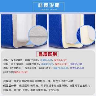 六杉85L/65L/56L保温箱冷藏箱 外卖餐盒送餐冷藏运输户外车载保热