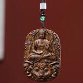 沉香木雕十二生肖转运牌菩萨男女本命佛像八大守护神观音挂饰吊坠