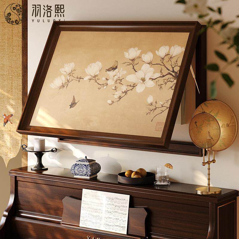 新中式花鸟餐厅配电箱挂画强电箱遮盖宋氏美学电表箱盒遮挡装饰画