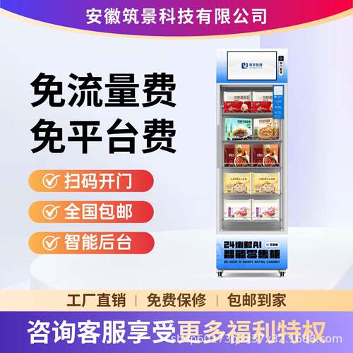 冷冻雪糕贩卖机450L无人售货柜商用自助售卖机