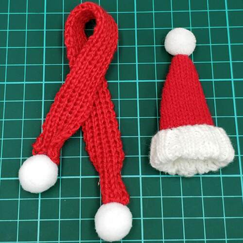 1/6兵人配件围巾围脖12寸潮流可动人偶素体手办模型bjd帽子圣诞节