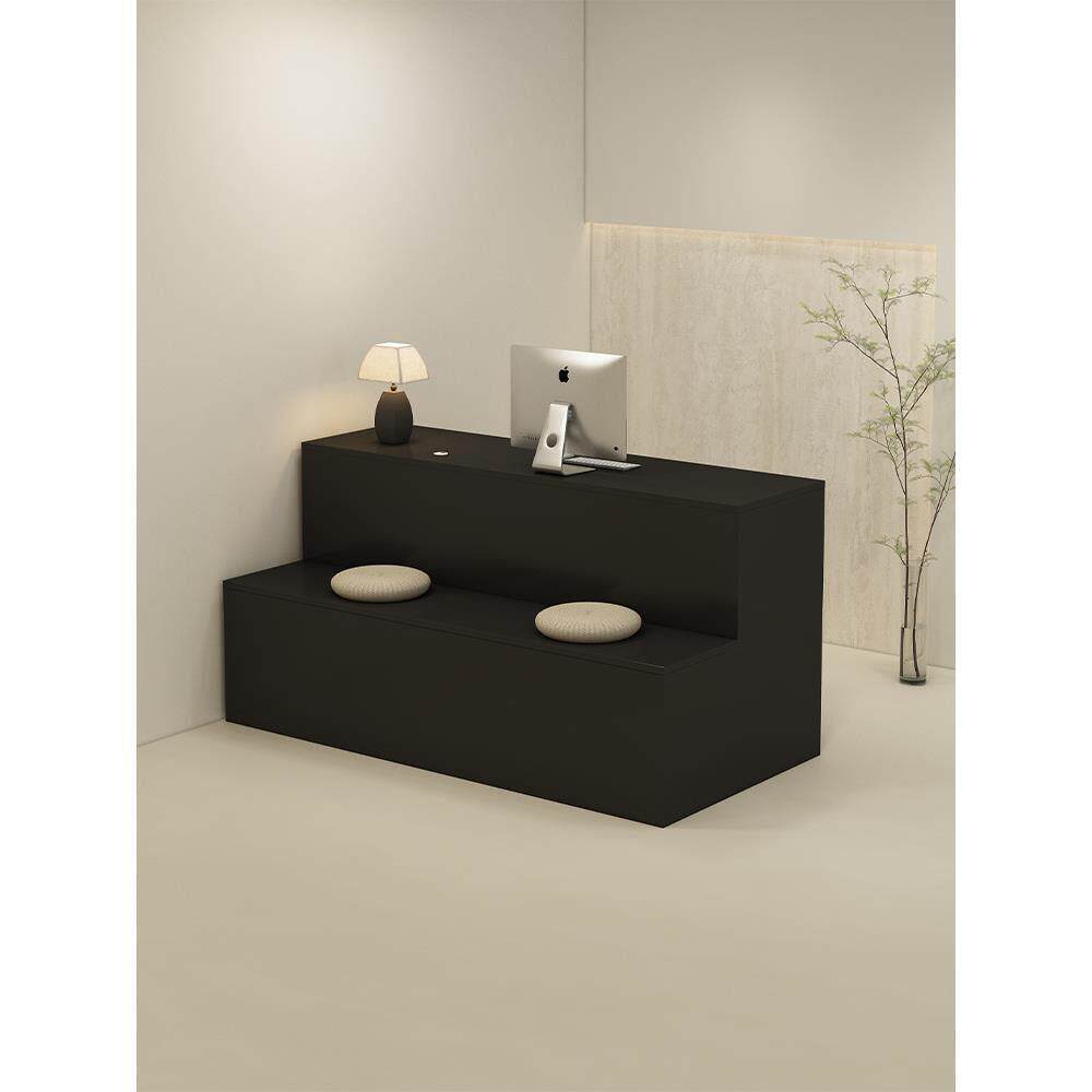 简约现代服装店收银台女装店铺小型吧台桌柜台美甲童装店收款前台