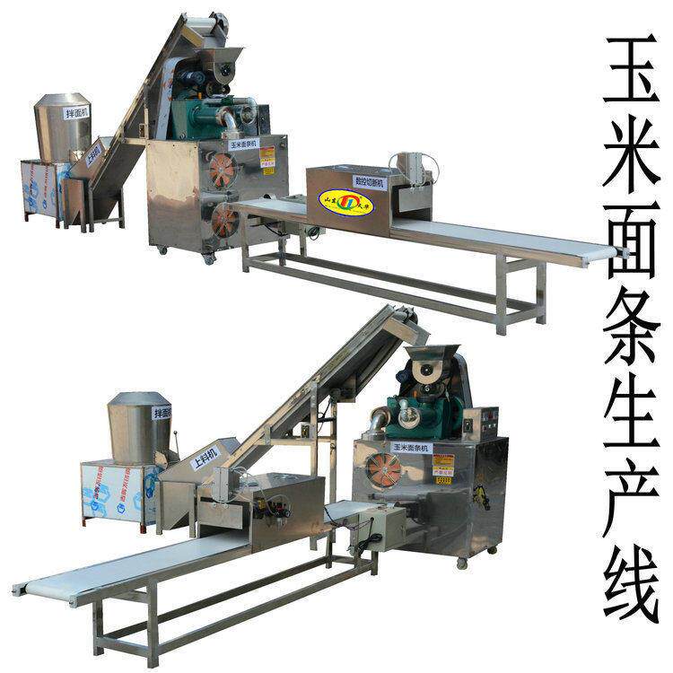 天华流水线双螺杆自熟冷面机 杂粮面条机 钢丝面机技术参数